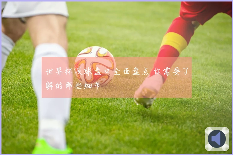 世界杯滚球盘口全面盘点 你需要了解的那些细节